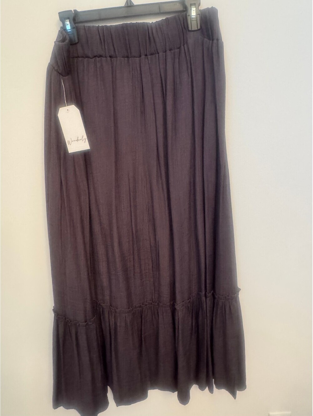 Wonderly dark gray maxi skirt